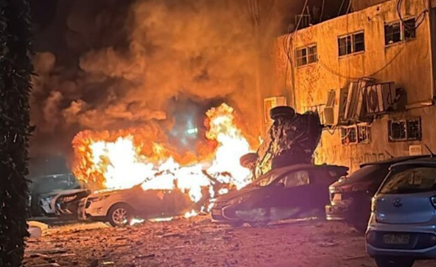 אחד ממקודי הנפילה בגוש דן / צילום: לפי סעיף 27 א' אחד ממקודי הנפילה בגוש דן / צילום: לפי סעיף 27 א'