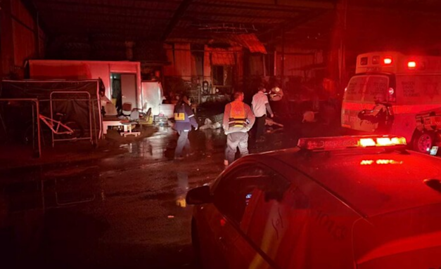 אזרח נהרג במושב בשרון / צילום: תיעוד מבצעי מד''א