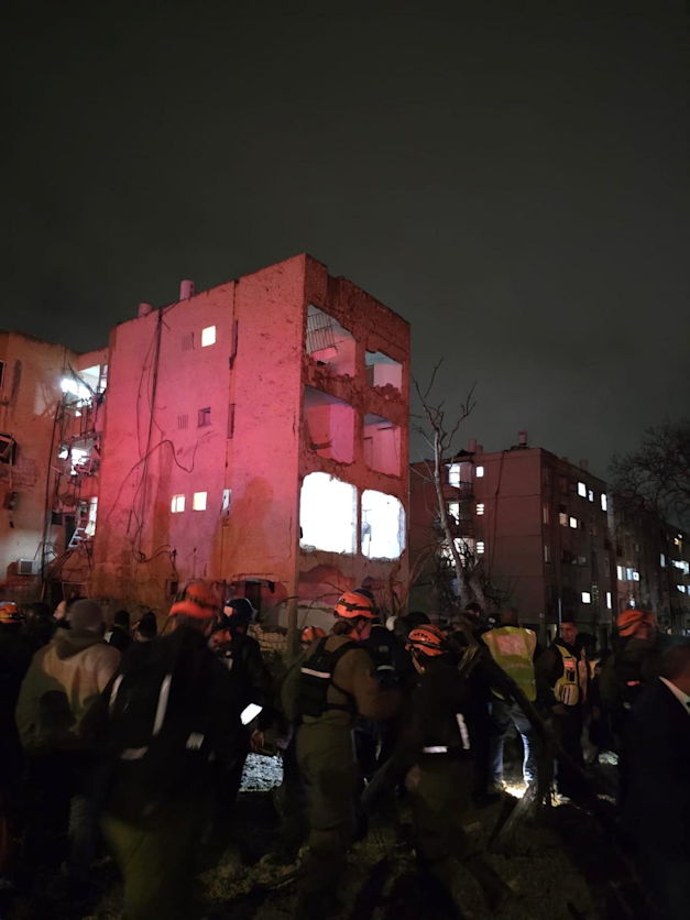 זירת ההרס הקשה בערד / צילום: מד''א