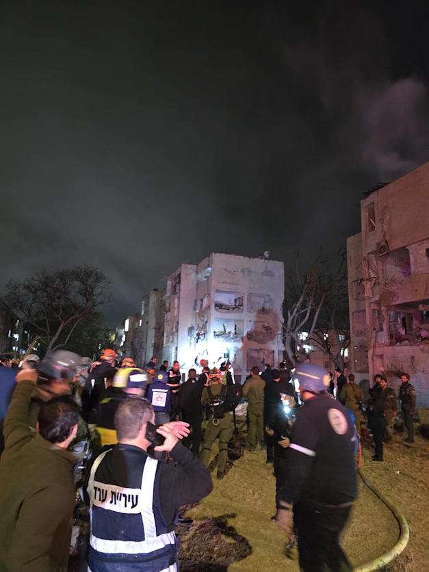 זירת ההרס הקשה בערד / צילום: מד''א