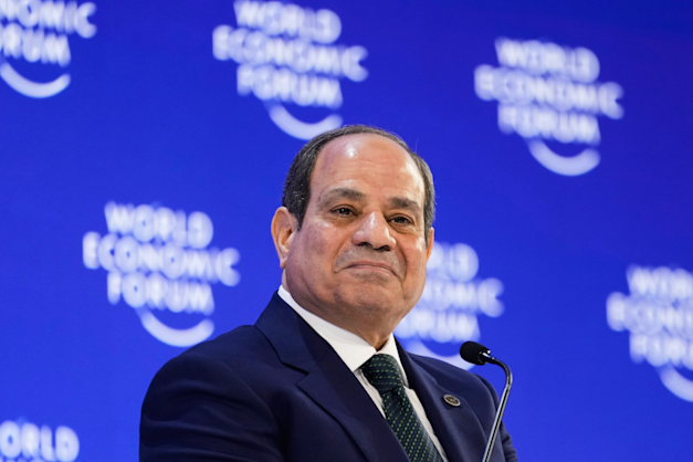 נשיא מצרים א־סיסי. ''הם צמאים לגז'' / צילום: ap, Schreiber Markus