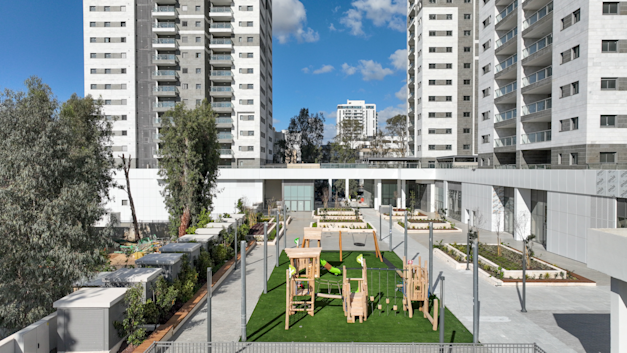 הדמיית פרויקט אאורה סיטי בחדרה / הדמיה: באדיבות אאורה הדמיית פרויקט אאורה סיטי בחדרה / הדמיה: באדיבות אאורה