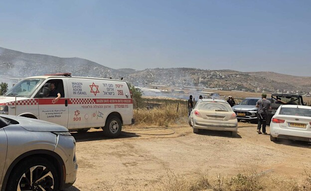 זירת הפיגוע / צילום: נדב גולדשטיין, TPS זירת הפיגוע / צילום: נדב גולדשטיין, TPS