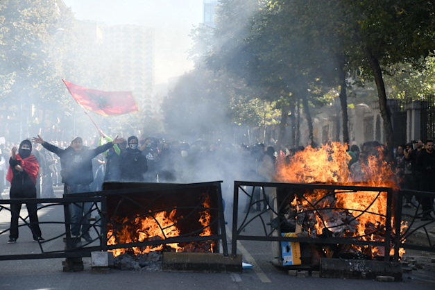 המחאות בצרפת / צילום: Reuters המחאות בצרפת / צילום: Reuters