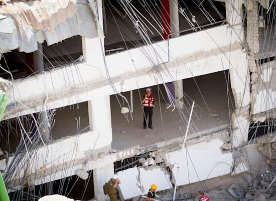 החניון שקרס. העלה את נושא הבטיחות לסדר היום הציבורי / צילום: שלומי יוסף