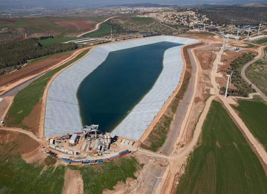 פרויקט מתקן אגירה שאובה גלבוע / צילום: יח''צ