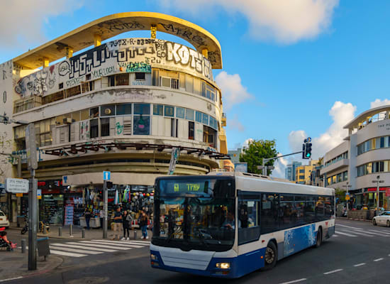 כיכר מגן דוד בתל אביב, שבה מתוכננת תחנת מטרו / צילום: Shutterstock