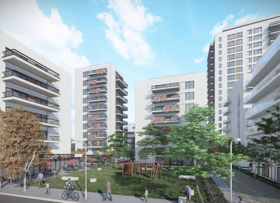 תוכנית התחדשות עירונית בשכונת תל גיבורים בחולון / הדמיה: גשן אדריכלים תוכנית התחדשות עירונית בשכונת תל גיבורים בחולון / הדמיה: גשן אדריכלים