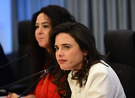 איילת שקד בתדרוך לעיתונאים לגבי העתיד הצפוי לתמ"א 38 / צילום: יוני קלברמן השרה איילת שקד / צילום: יוני קלברמן