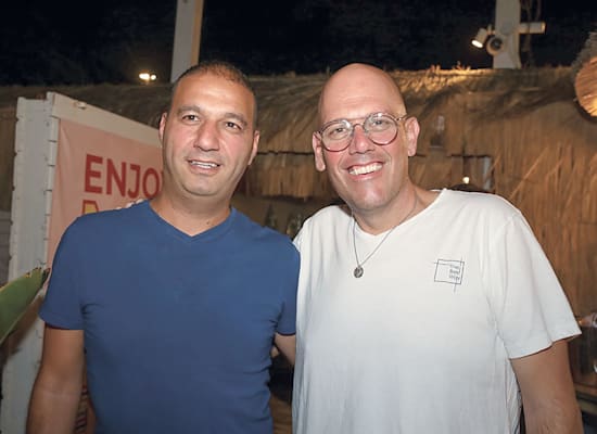 יגאל ברקת וסלאם שרקייה / צילום: תמר מצפי יגאל ברקת וסלאם שרקייה / צילום: תמר מצפי