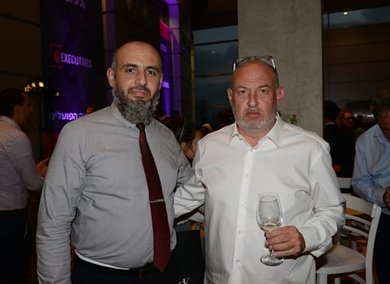 הראל ויזל ומג'די כתאנה בכנס Gexcutives / צילום: איל יצהר הראל ויזל ומג'די כתאנה בכנס Gexcutives / צילום: איל יצהר