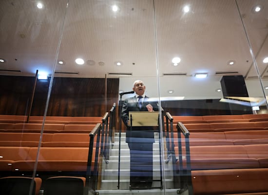 בנימין נתניהו נואם מתא המבודדים / צילום: נועם מושקוביץ, דוברות הכנסת בנימין נתניהו נואם מתא המבודדים / צילום: נועם מושקוביץ, דוברות הכנסת