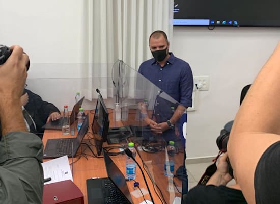 אבירם אלעד ביומו השני לעדות במשפט נתניהו / צילום: ניצן שפיר אבירם אלעד ביומו השני לעדות במשפט נתניהו / צילום: ניצן שפיר