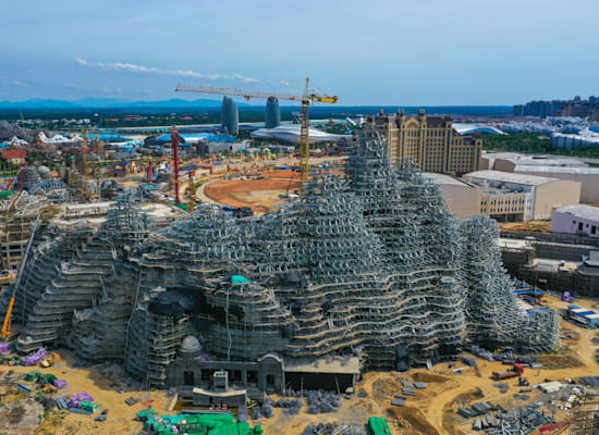 פרויקט בנייה של אוורגרנד בדנז'ו בסין, יולי 2020 / צילום: Reuters, ALY SONG