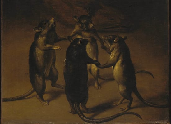 ריקוד העכברושים/ פרדיננד ון קאסל, 1690