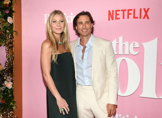 Gwyneth Paltrow and her husband Brad Plachuk in the premiere of 