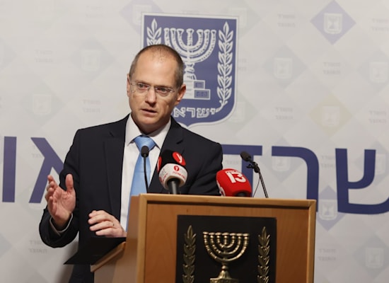 שר החקלאות עודד פורר במסיבת העיתונאים, היום / צילום: סיון שחור, ענבה, לע''מ שר החקלאות עודד פורר במסיבת העיתונאים, היום / צילום: סיון שחור, ענבה, לע''מ