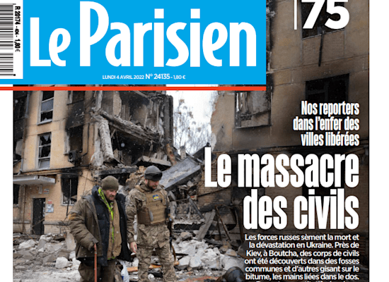 שער עיתון le parisien