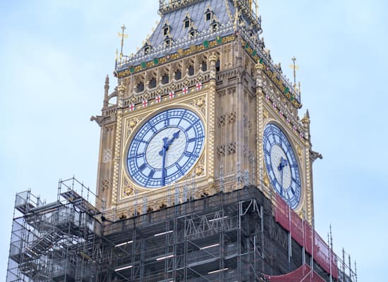 הביג בן, לונדון. שיפוץ ענק לארמון ווסטמינסטר / צילום: Shutterstock