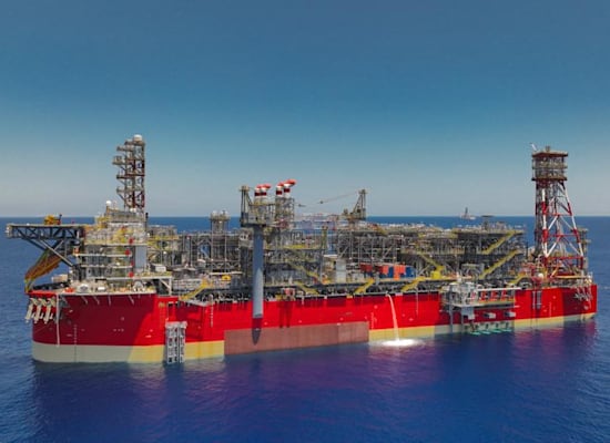 אסדת FPSO של אנרגי'אן, מאגר כריש / צילום: אנרג'יאן