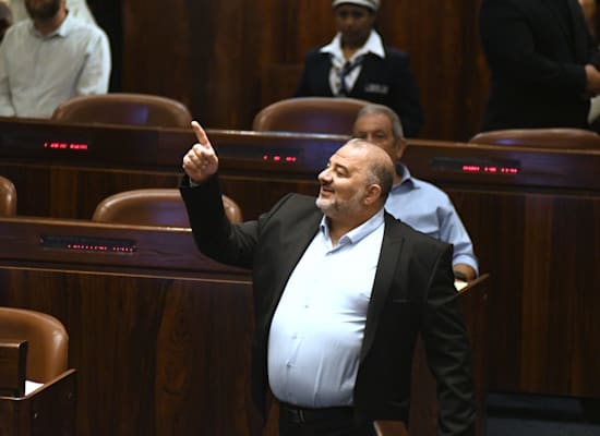 מנסור עבאס במליאת הכנסת, היום / צילום: רפי קוץ מנסור עבאס במליאת הכנסת, היום / צילום: רפי קוץ