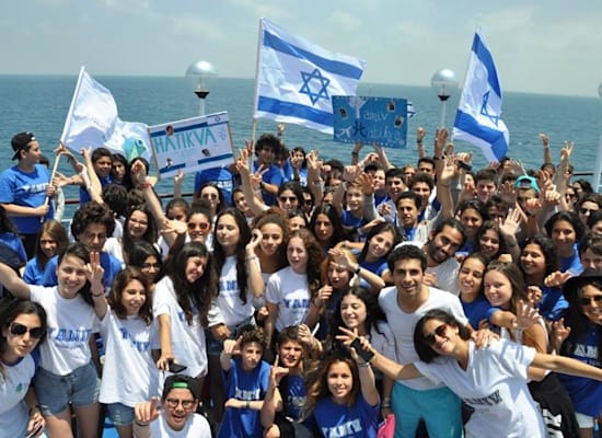 קבוצה שהגיעה לישראל מטעם החוויה הישראלית / צילום: רועי נתן