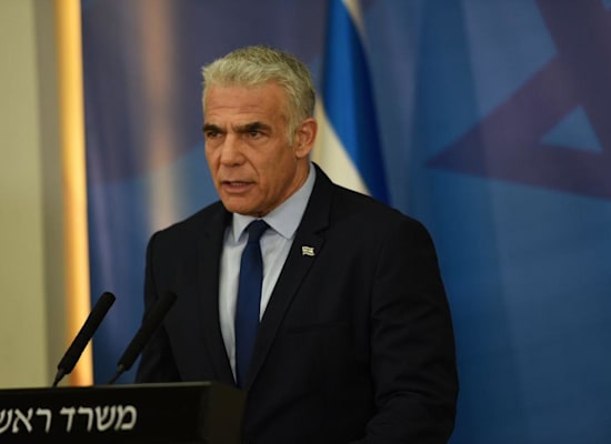 ראש הממשלה יאיר לפיד / צילום: קובי אלקוצר / לע''מ ראש הממשלה יאיר לפיד / צילום: קובי אלקוצר / לע''מ