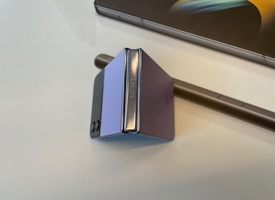 מסגרת Galaxy Z Flip4 / צילום: נבו טרבלסי מסגרת Galaxy Z Flip4 / צילום: נבו טרבלסי