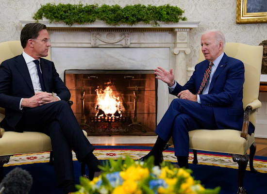 Biden's meeting with Dutch Prime Minister Mark Rutte this week / Photo: Associated Press, Carolyn Kaster