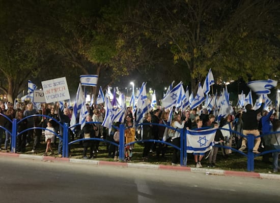ההפגנה בבית שמש, הערב ההפגנה בבית שמש, הערב