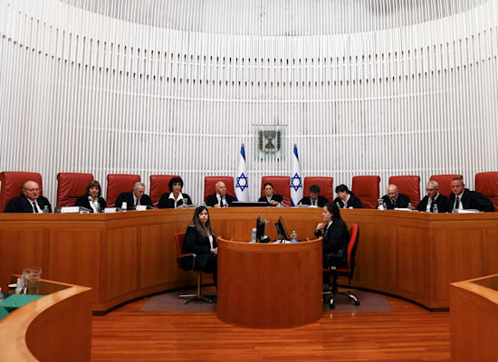 שופטי העליון. ''טעה לחשוב שיש לו תפקיד של עיצוב חברה בישראל'' / צילום: Reuters, Ronen Zvulun שופטי העליון. ''טעה לחשוב שיש לו תפקיד של עיצוב חברה בישראל'' / צילום: Reuters, Ronen Zvulun