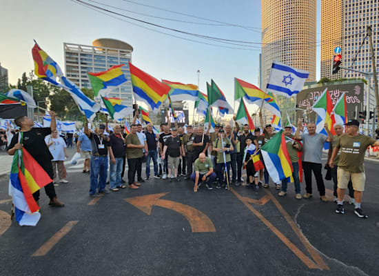 מחאת הדרוזים, קפלן / צילום: ברק דרור