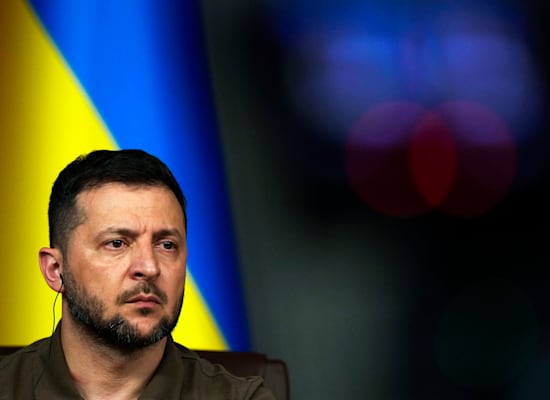 ולודימיר זלנסקי נשיא אוקראינה / צילום: Associated Press, Francisco Seco ולודימיר זלנסקי נשיא אוקראינה / צילום: Associated Press, Francisco Seco
