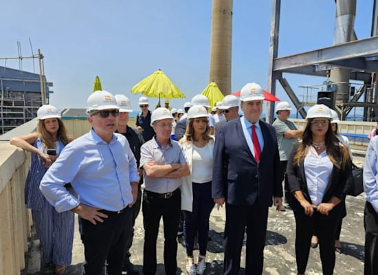 טקס הזרמת הגז הטבעי לתחנת הכוח רוטנברג / צילום: יוסי וייס, חברת החשמל טקס הזרמת הגז הטבעי לתחנת הכוח רוטנברג / צילום: יוסי וייס, חברת החשמל