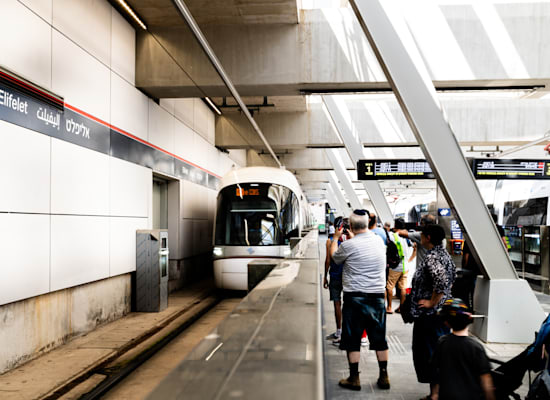 הרכבת הקלה, הקו האדום / צילום: יוסי כהן