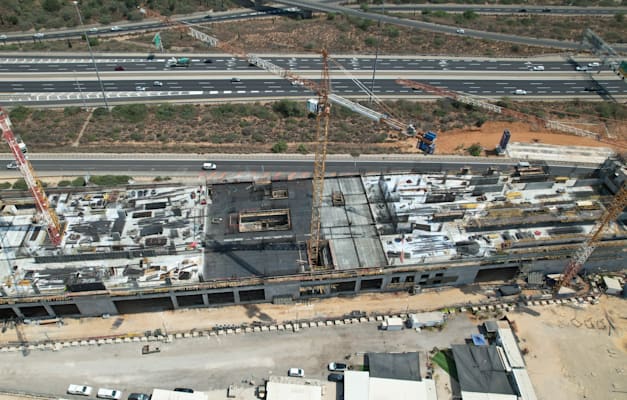 עבודות ההקמה של תחנת רכבת מעוין שורק. רוב פרויקטי התשתית מתעכבים / צילום: דוברות רכבת ישראל עבודות ההקמה של תחנת רכבת מעוין שורק. רוב פרויקטי התשתית מתעכבים / צילום: דוברות רכבת ישראל