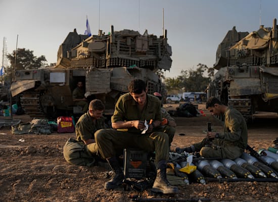 חיילי צה''ל בגבול עזה / צילום: ap, Ohad Zwigenberg חיילי צה''ל בגבול עזה / צילום: ap, Ohad Zwigenberg