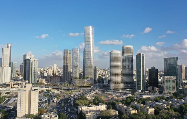 מגדל ביונד של תדהר ויוניון / הדמיה: סטודיו 84