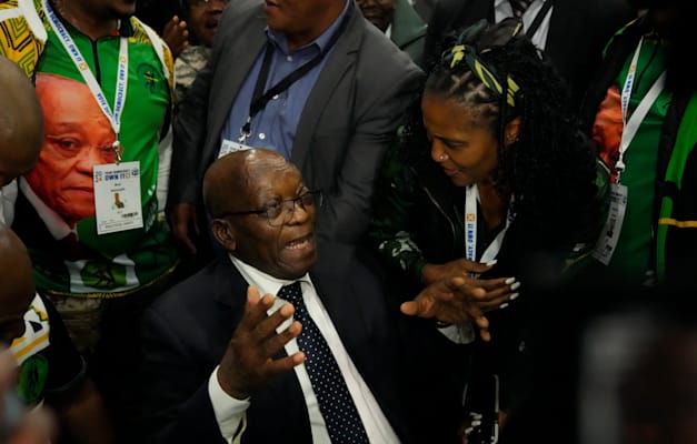 נשיא דרום אפריקה לשעבר ג'ייקוב זומה, מפלגתו החדשה ערערה את מונופול השלטון של ANC - ממנה הוא גורש בשל שחיתות / צילום: ap, Themba Hadebe