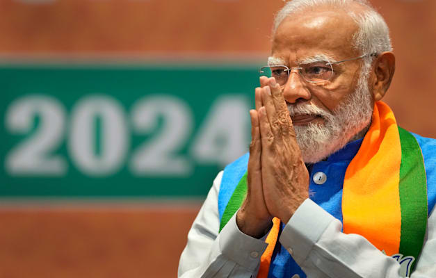 ראש ממשלת הודו, נרנדרה מודי / צילום: Associated Press, Manish Swarup ראש ממשלת הודו, נרנדרה מודי / צילום: Associated Press, Manish Swarup