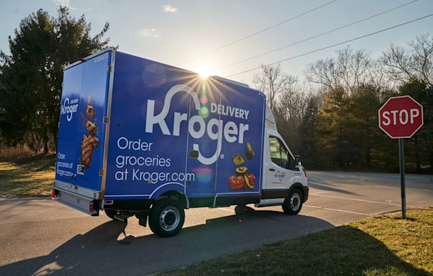 רכב של רשת Kroger. עשרת אלפים אמריקאים הגישו לרשות הפדרלית התנגדות למיזוג / צילום: Reuters, KROGER