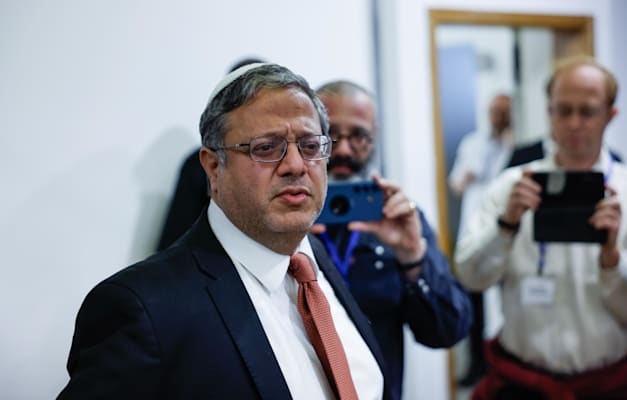איתמר בן גביר באולם בית המשפט המחוזי בתל אביב, היום (ג') / צילום: חיים גולדברג/פלאש90 איתמר בן גביר באולם בית המשפט המחוזי בתל אביב, היום (ג') / צילום: חיים גולדברג/פלאש90