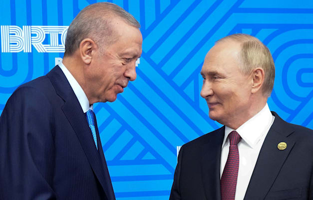 פוטין וארדואן / צילום: Reuters, Alexander Zemlianichenko פוטין וארדואן / צילום: Reuters, Alexander Zemlianichenko