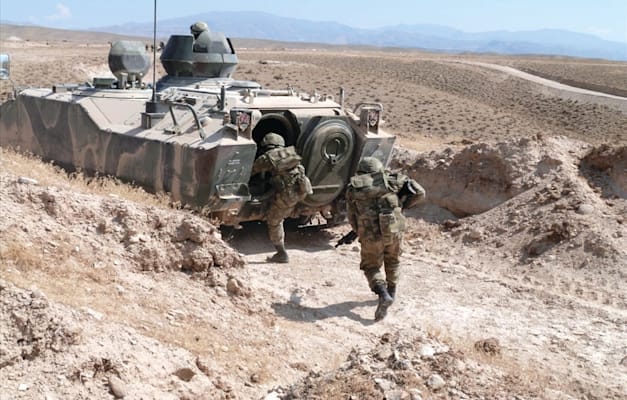 תרגיל צבאי באזרבייג'ן / צילום: Reuters, Anadolu