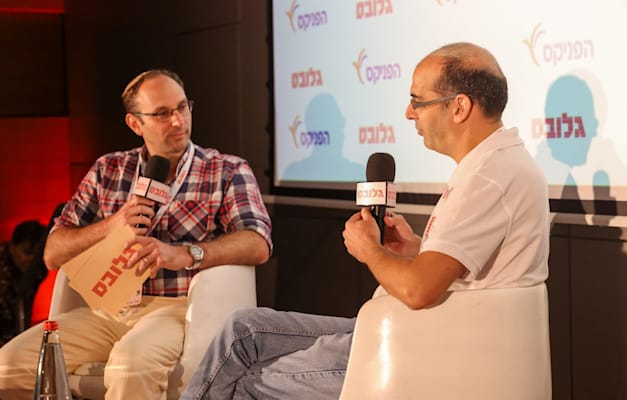 חגי שרייבר, מנהל ההשקעות של הפניקס, בשיחה עם נתנאל אריאל בכנס ההשקעות 2025 / צילום: תמר מצפי חגי שרייבר, מנהל ההשקעות של הפניקס, בשיחה עם נתנאל אריאל בכנס ההשקעות 2025 / צילום: תמר מצפי