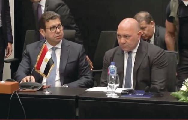 המשלחת המצרית / צילום: שימוש לפי סעיף 27א המשלחת המצרית / צילום: שימוש לפי סעיף 27א