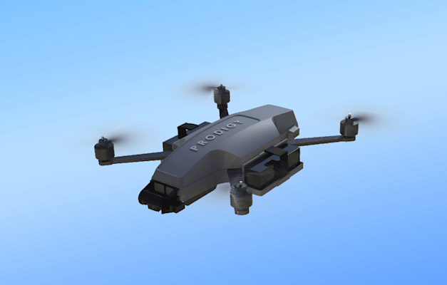 הרחפן פרודיג'י / הדמיה: וונדר רובוטיקס הרחפן פרודיג'י / הדמיה: וונדר רובוטיקס