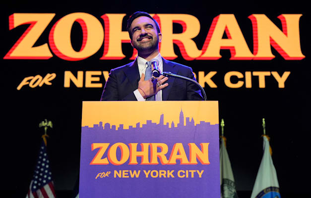 ראש העיר ניו יורק הנבחר זוהרן ממדאני. כשליש מיהודי העיר הצביעו לו / צילום: ap, Yuki Iwamura ראש העיר ניו יורק הנבחר זוהרן ממדאני. כשליש מיהודי העיר הצביעו לו / צילום: ap, Yuki Iwamura