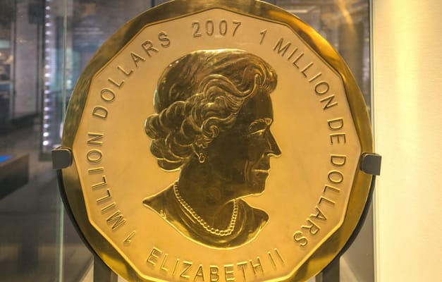 מטבע ענק במשקל 100 ק''ג / צילום: Shutterstock מטבע ענק במשקל 100 ק''ג / צילום: Shutterstock