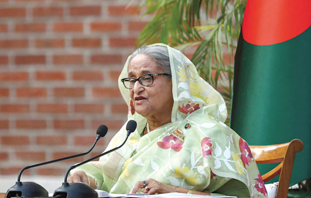 שייח חסינה / צילום: Reuters, Mohammad Ponir Hossain